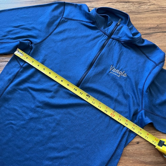 Patagonia Mens Mid Weight Quarter Zip Capilene Baselayer Polartec Blue Size XL - Picture 7 of 7